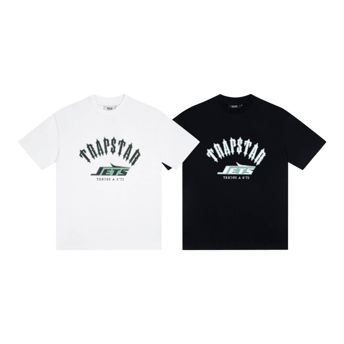 Jets Football Style Tee with Gothic Trapstar & Jets Logo T-Shirt 2 colors 29077298