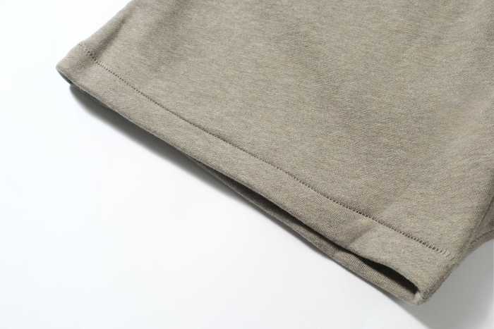 [Big & Tall for weights up to 220 lbs]1:1 quality version 3D Metal Brushed Logo Print Tee & Shorts Set 6 colors 28971502