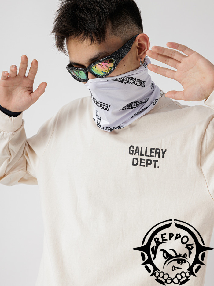 Thin Long Sleeve T-Shirt with Large Printed Lettering on the Back 4 colors