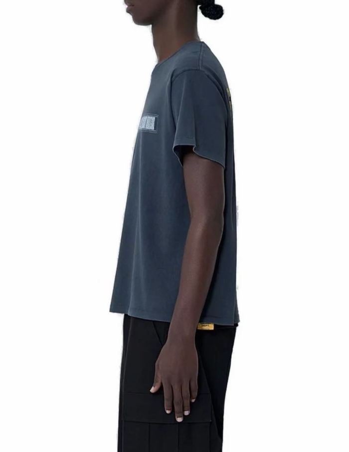 [Big & Tall for weights up to 260 lbs]1:1 quality version Film Drill Letter Print Washed Tee 28974022
