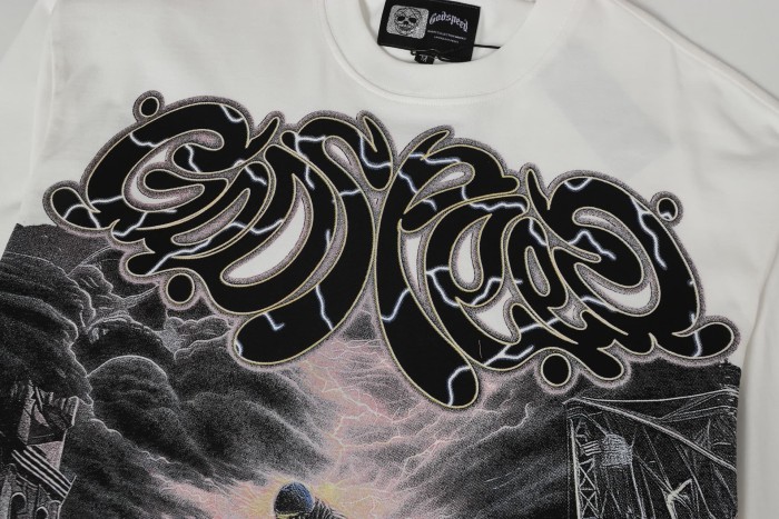 Skeleton City Cycling Print Long Sleeve T-Shirt 2 colors 28690405