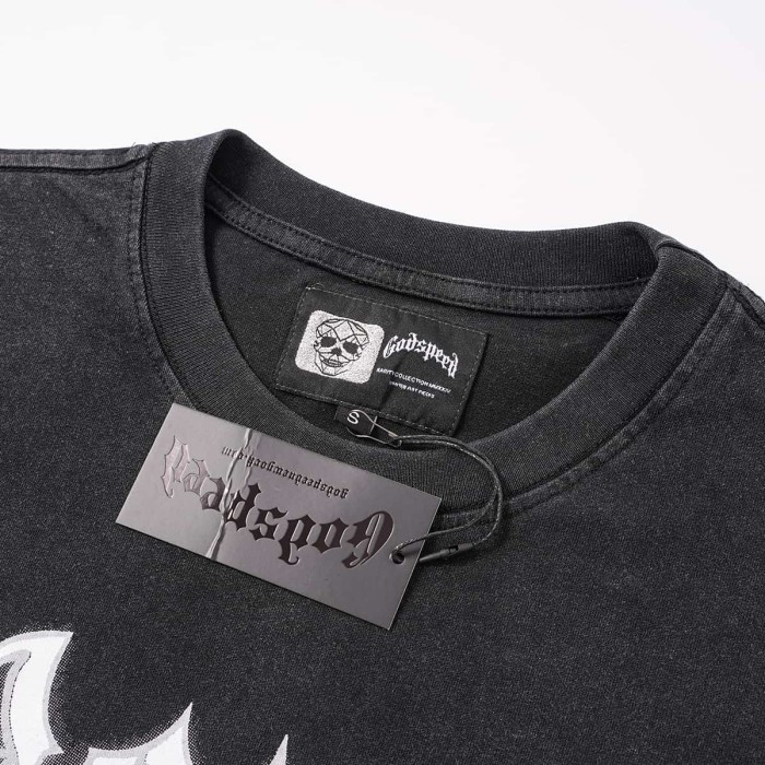 All-Seeing Eye Pyramid Print Washed Tee 29098143