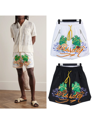 Coconut Splash Letter Print Shorts 2 colors