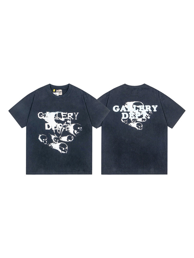 [buy more save more]28021803 Ghost Letter Print Washed Version Tee