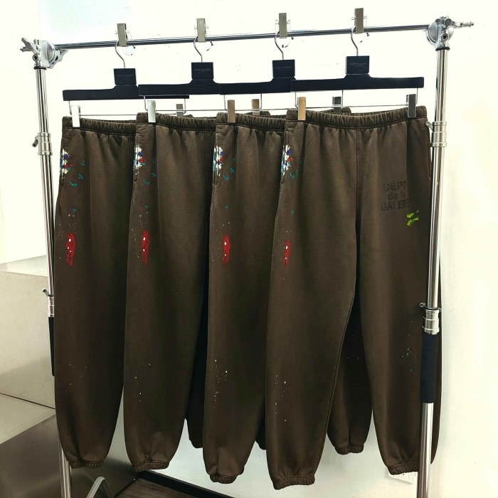 [Big & Tall for weights up to 260 lbs]1:1 quality version Small French Hand-Printed Hoodie & Pants Set 29033210