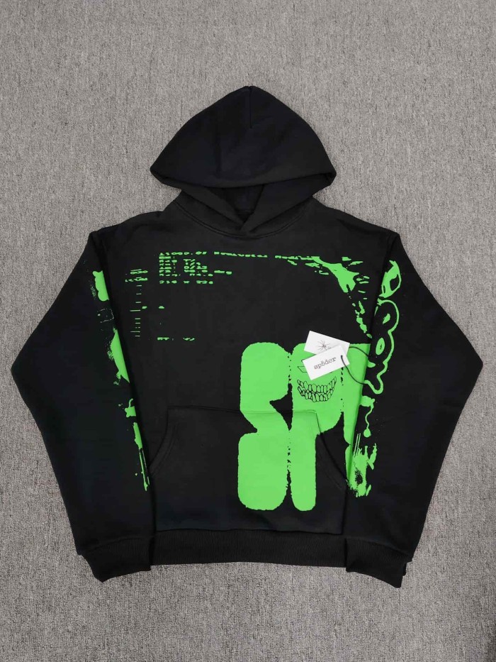 Spider Web Logo Foam Print Hoodie 84 colors 29079913