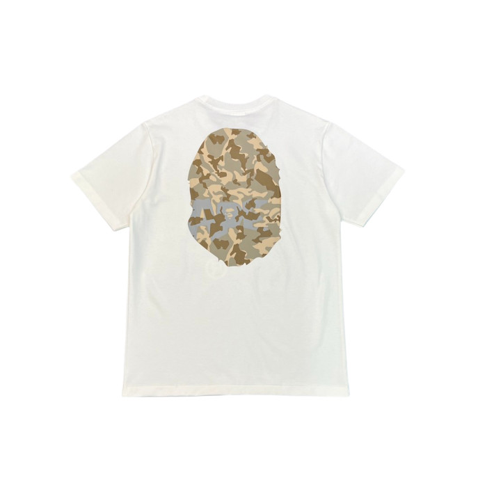 1:1 quality version 28326454 Front and back desert camouflage apes big head print Tee 4 colors