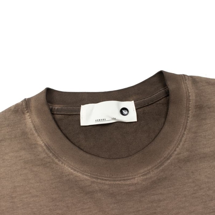 Classic Vintage Letter Print Washed Tee 4 colors 28874713