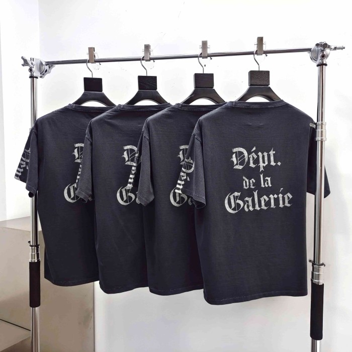 [Big & Tall for weights up to 220 lbs]1:1 quality version Gothic White Letter Print Tee 29045590