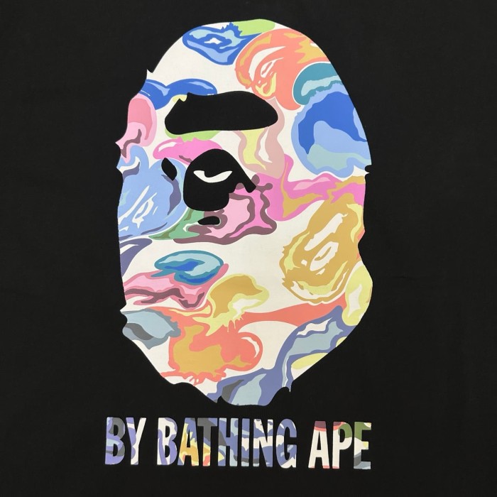 1:1 quality version Artistic Camouflage Ape Head Print Tee 2 colors 28746628