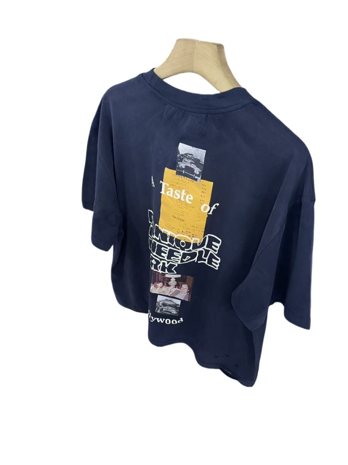 PANIQUE A NEEDLE PARK Print Washed Version Tee 28756295