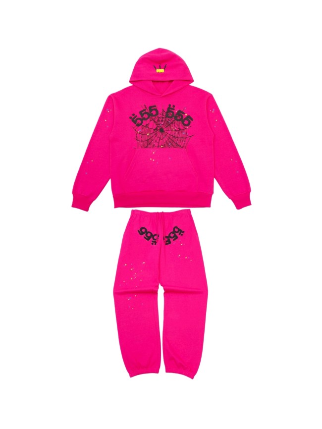 [Big & Tall for weights up to 220 lbs]1:1 quality version Black 555 Printed Hoodie & Pants Set 28777392