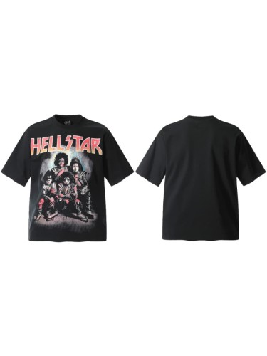 KISS Rock Band Print Washed Tee 29090163