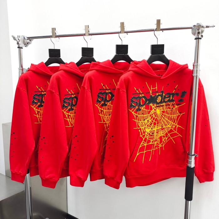 1:1 quality version Golden Spider Web Hoodie & Pants Set