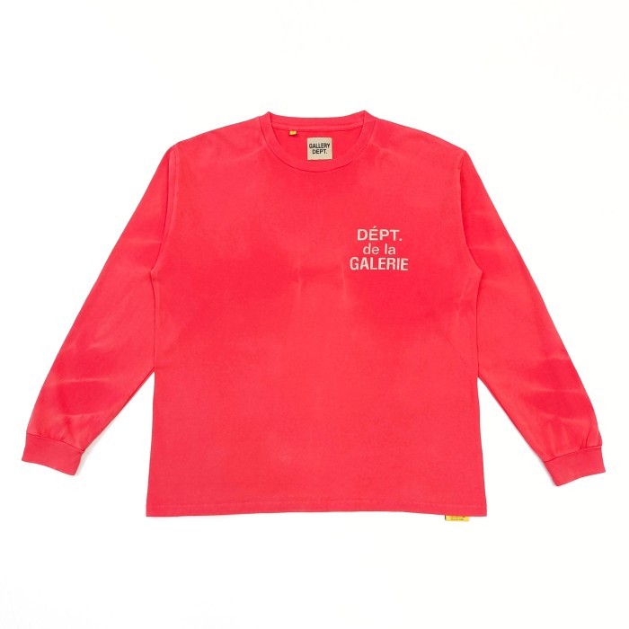 [Big & Tall for weights up to 260 lbs]1:1 quality version Red Water Ripple Long Sleeve T-Shirt 28677366