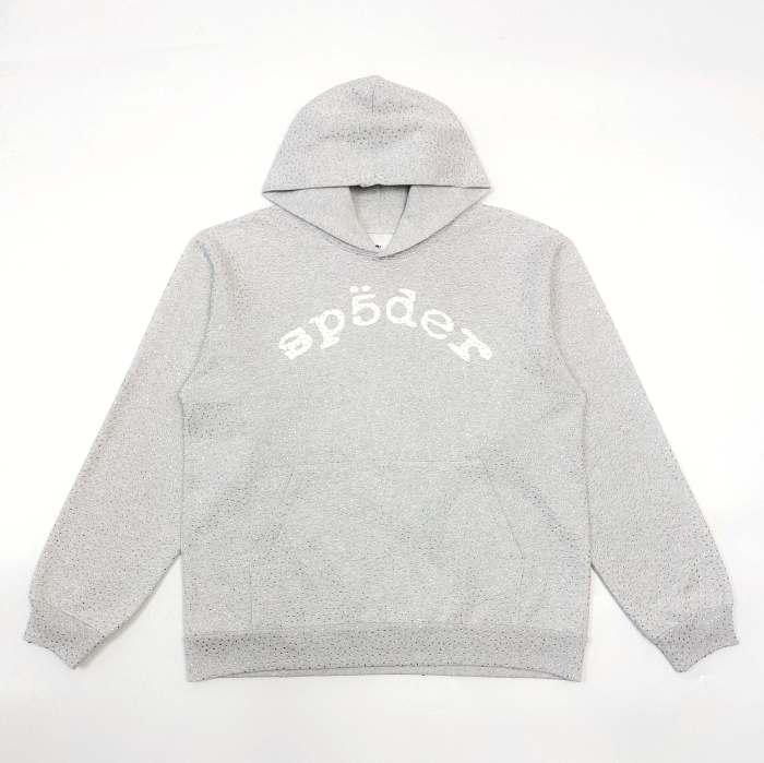 [Big & Tall for weights up to 220 lbs]1:1 quality version 28363720 Full Rhinestone Hoodie & Shorts Set