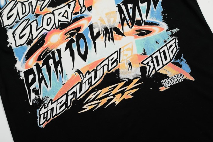 UFO Pilgrimage Print Washed Tee 29090170