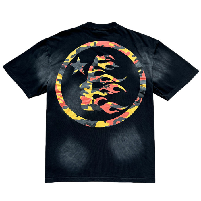 Camouflage Logo Print Washed Version Tee 2 colors 28750100