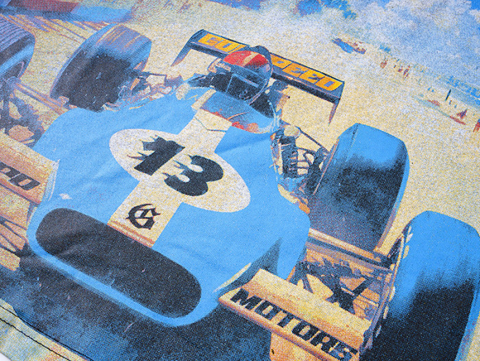 Miami F1 Racing Black Distressed Double-Sided Printed Short-Sleeve T-Shirt 29044751