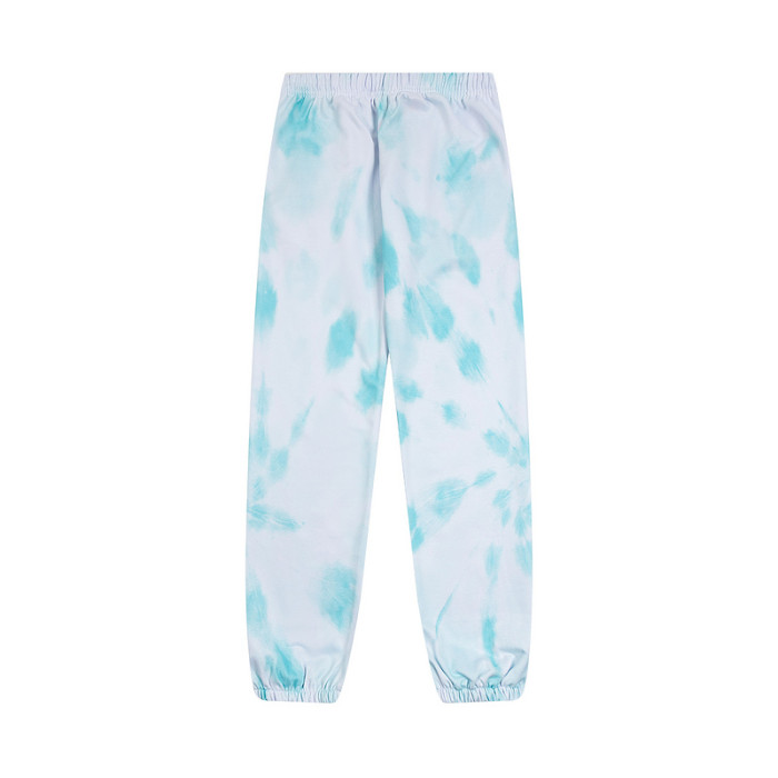 Light Blue Tie-Dye Hollywood Monogrammed Hoodie & Pants Set