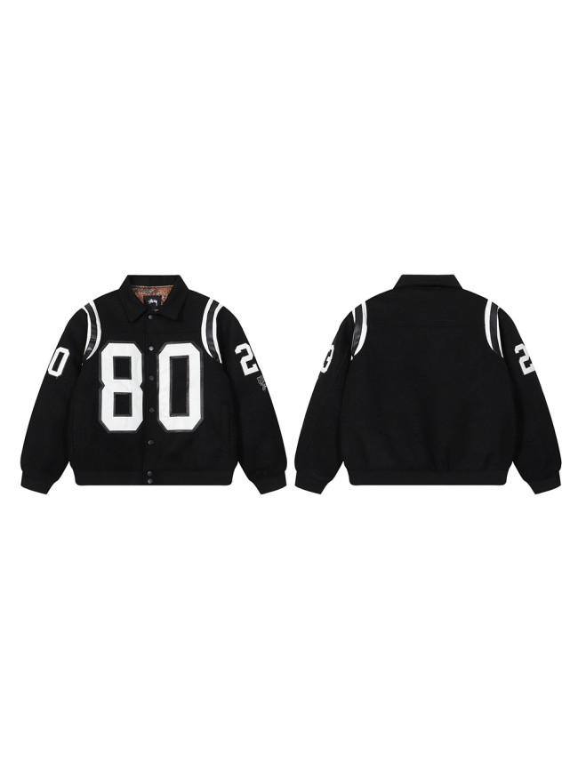 [buy more save more]27968488 Digitally Embroidered Baseball Jacket