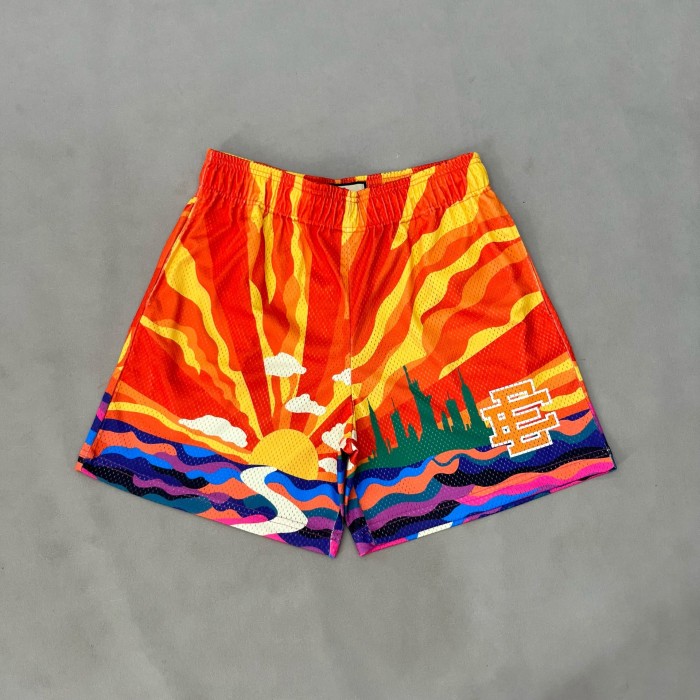 1:1 quality version Sunset print mesh breathable shorts 27621257