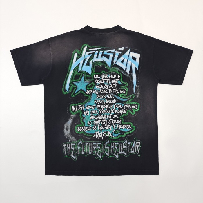 [Big & Tall for weights up to 260 lbs]1:1 quality version Green Intergalactic Man Tee
