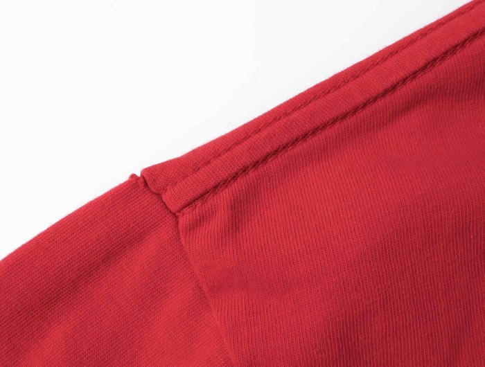 Red Warning Cupid Print Washed Tee 29105637