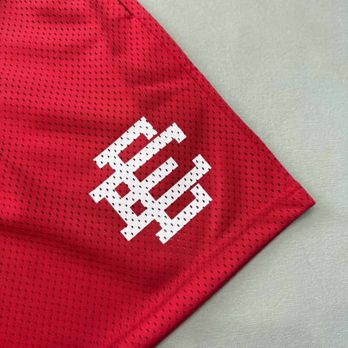 1:1 quality version Red Heart Printed Mesh Breathable Shorts 2 colors 27939925
