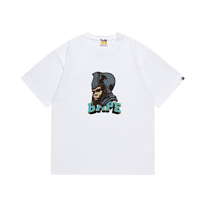Retro Ape Warrior Head Print T-Shirt 4 colors 29051494
