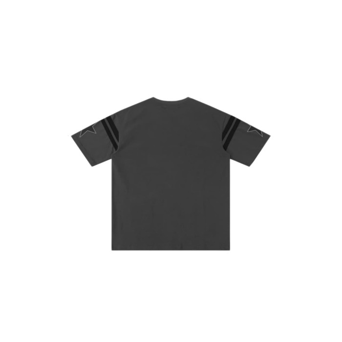 Football Jersey Inspired Badge Print Vintage Oversized T-Shirt Tee 3 colors 28979062
