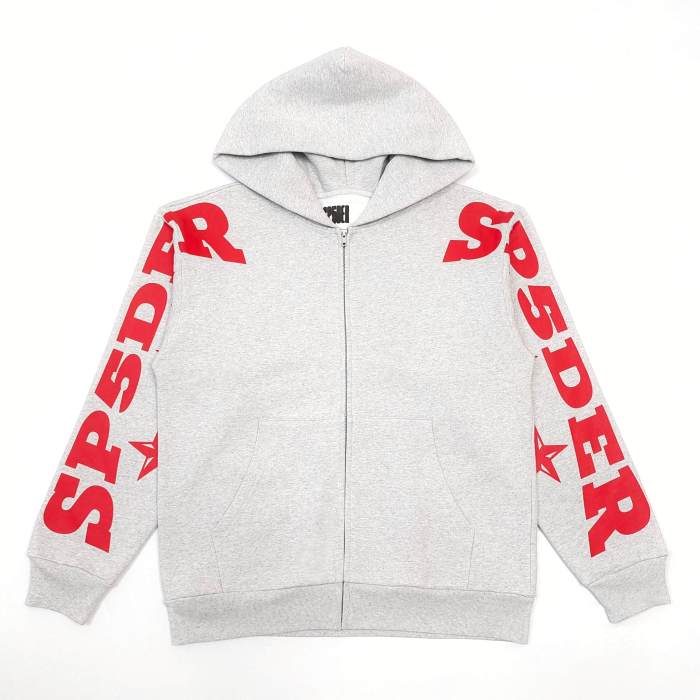 [Big & Tall for weights up to 220 lbs]1:1 quality version Red Letter Print Zipper Hoodie & Pants Set 28692870