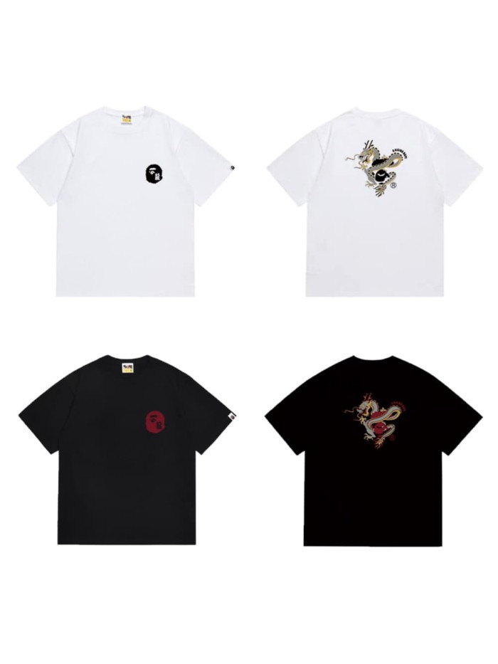 Bape Chinese Dragon Print T-shirt 2 colors 29064392