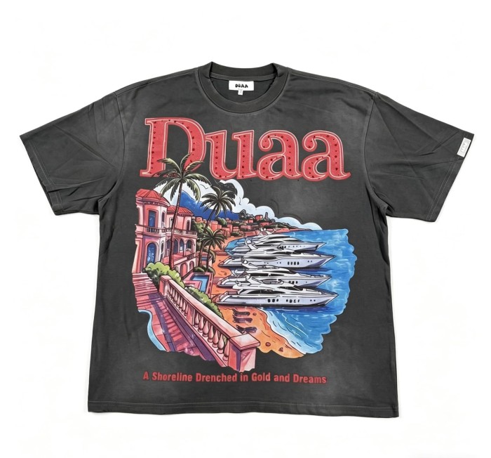 Coastal Yacht Rhinestone Print Washed Tee 29053841