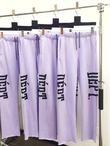[buy more save more]1:1 quality version Left and Right Black Logo Wide Leg Pants