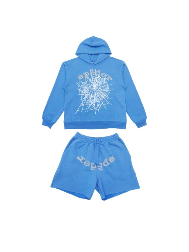 [Big & Tall for weights up to 220 lbs]1:1 quality version 28018634 Gray Monogrammed Hoodie & Shorts Set