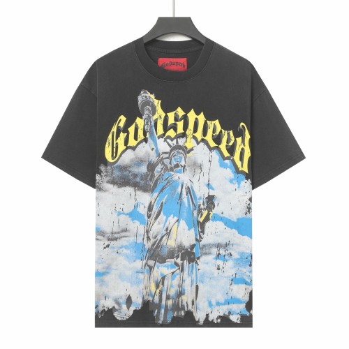 Vintage Liberty Goddess Distressed Print T-shirt 2 colors 29047415