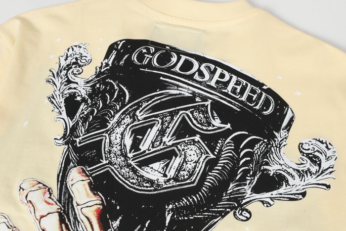 Skeleton Racer Trophy Print Washed Version Tee 2 colors 28696499