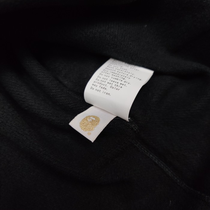 1:1 quality version Bape Shark Half Face Camo Hoodie black and green