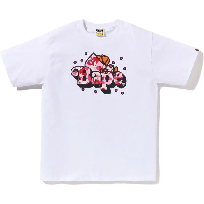 Sakura Camouflage Cartoon Monkey Print tee 2 colors 28961279