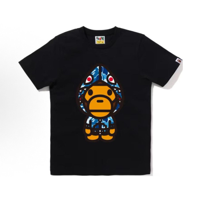 28316666 Baby Milo Colorblock Shark Print tee 24 colors