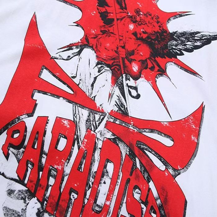Paradise Angel Graphic Oversized T-shirt 29032853