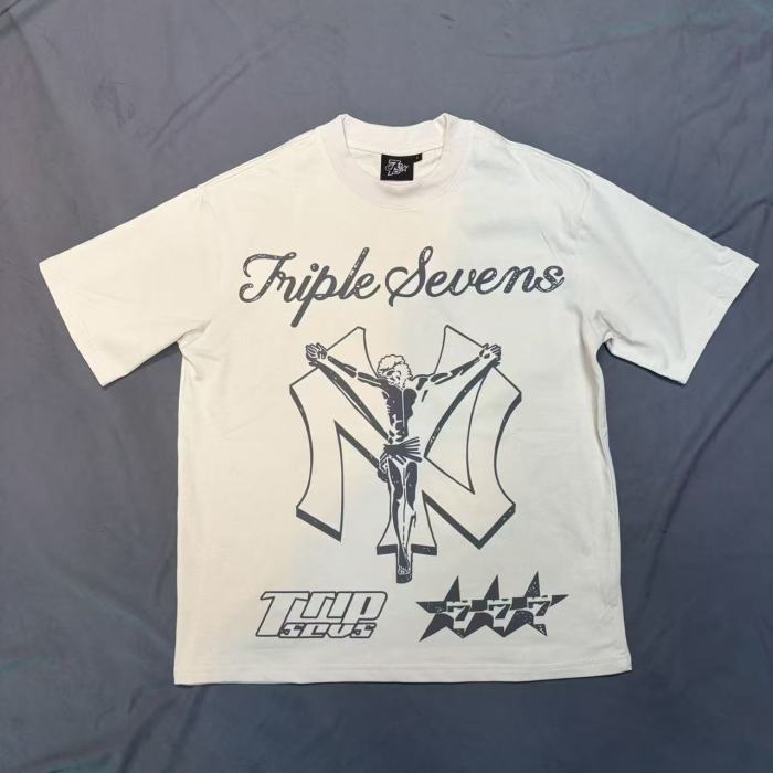 Graffiti angel pattern printed street hip hop crew neck tee 12 colors 29069216