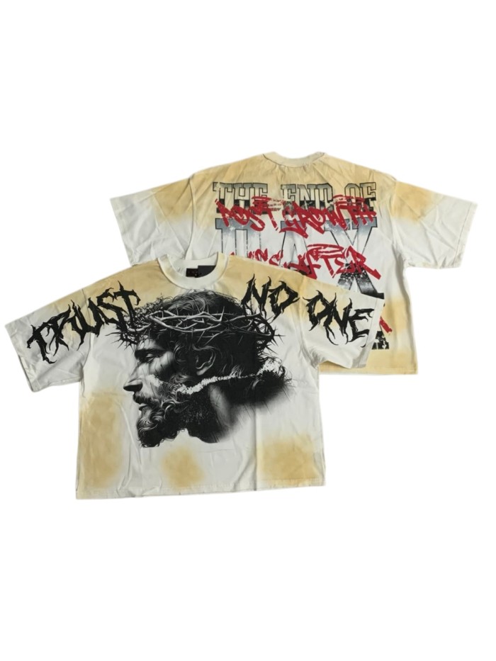 Jesus Profile Print Washed Tee 29069402