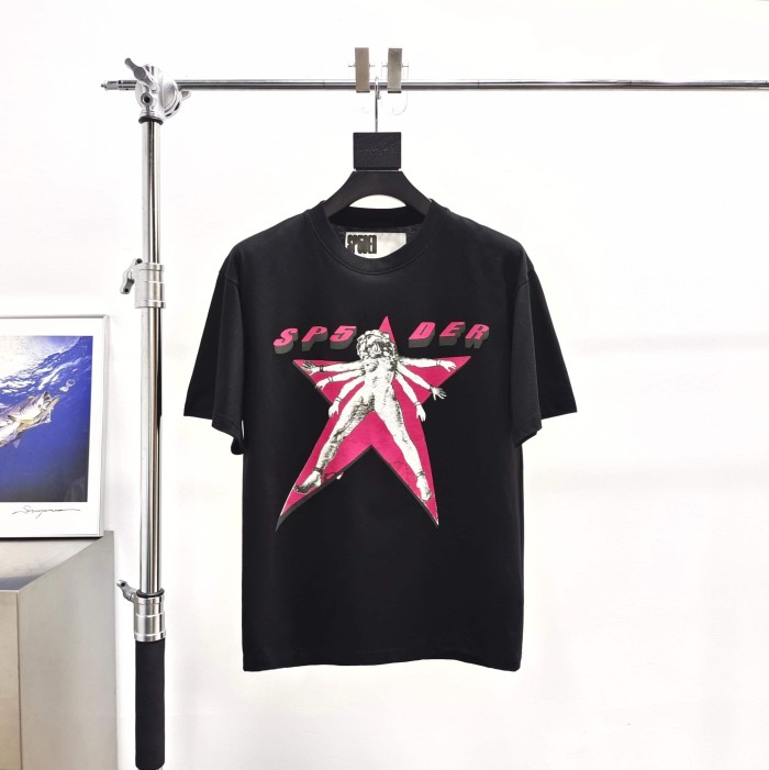 [Big & Tall for weights up to 220 lbs]1:1 quality version Flag Girl Print Tee 29033211