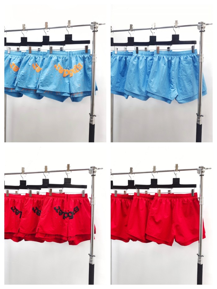 [Big & Tall for weights up to 220 lbs]1:1 quality version 28321440 Lettered Spiderweb Print Shorts 2 colors