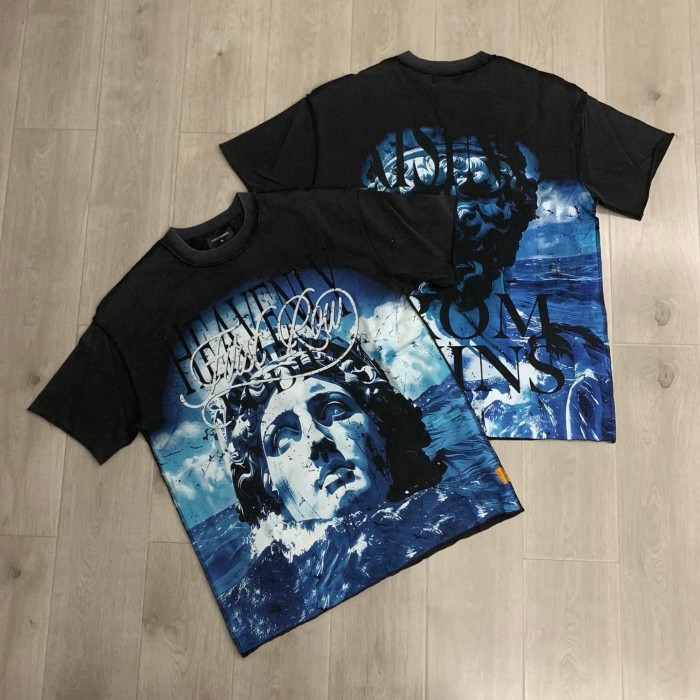Deep Sea Relic Rhinestone Print Washed Tee 29054091