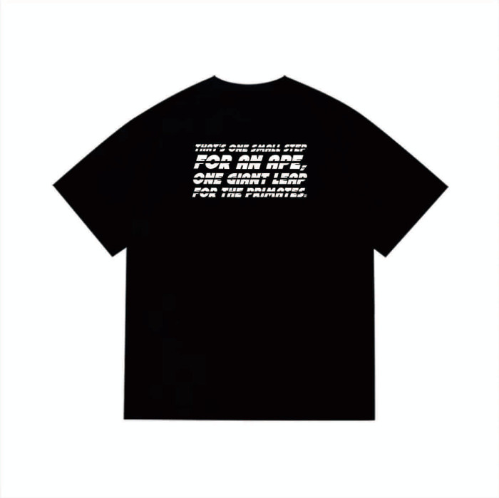 Ape Head Astronaut Space Print T-shirt 2 colors 29060590