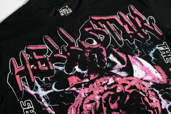 Pink Cyber Core Print Washed Tee 29090171