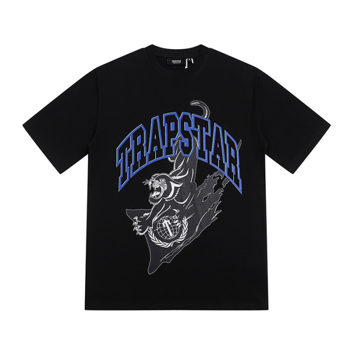 Streetwear Tee with Blue Arch Logo & Black Panther Print T-Shirt 2 colors 29077362